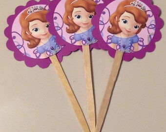 Little princess cupcake toppers