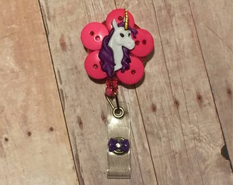 Unicorn Retractable ID badge reels