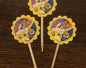 Princess cupcake toppers