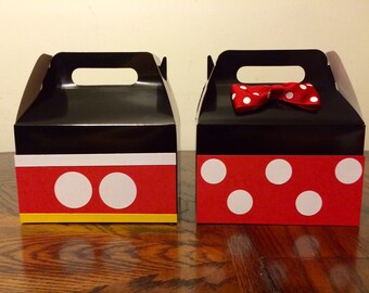 Boy and girl Mouse favor boxes