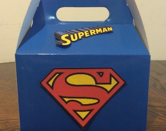 Blue Birthday Favor Box