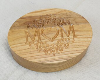 Mother's Day Gift | Carved Wood box for Mom, Small Jewelry Box, Dresser Box, Mom's Gift Box, Trinket Holder, Gifts for Mother, Box 4