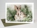 Set of Easter Watercolor Bunny Cards | Easter Card, Watercolor Rabbit Cards, Watercolor Note Cards, Rabbit Note Cards, Blank cards 