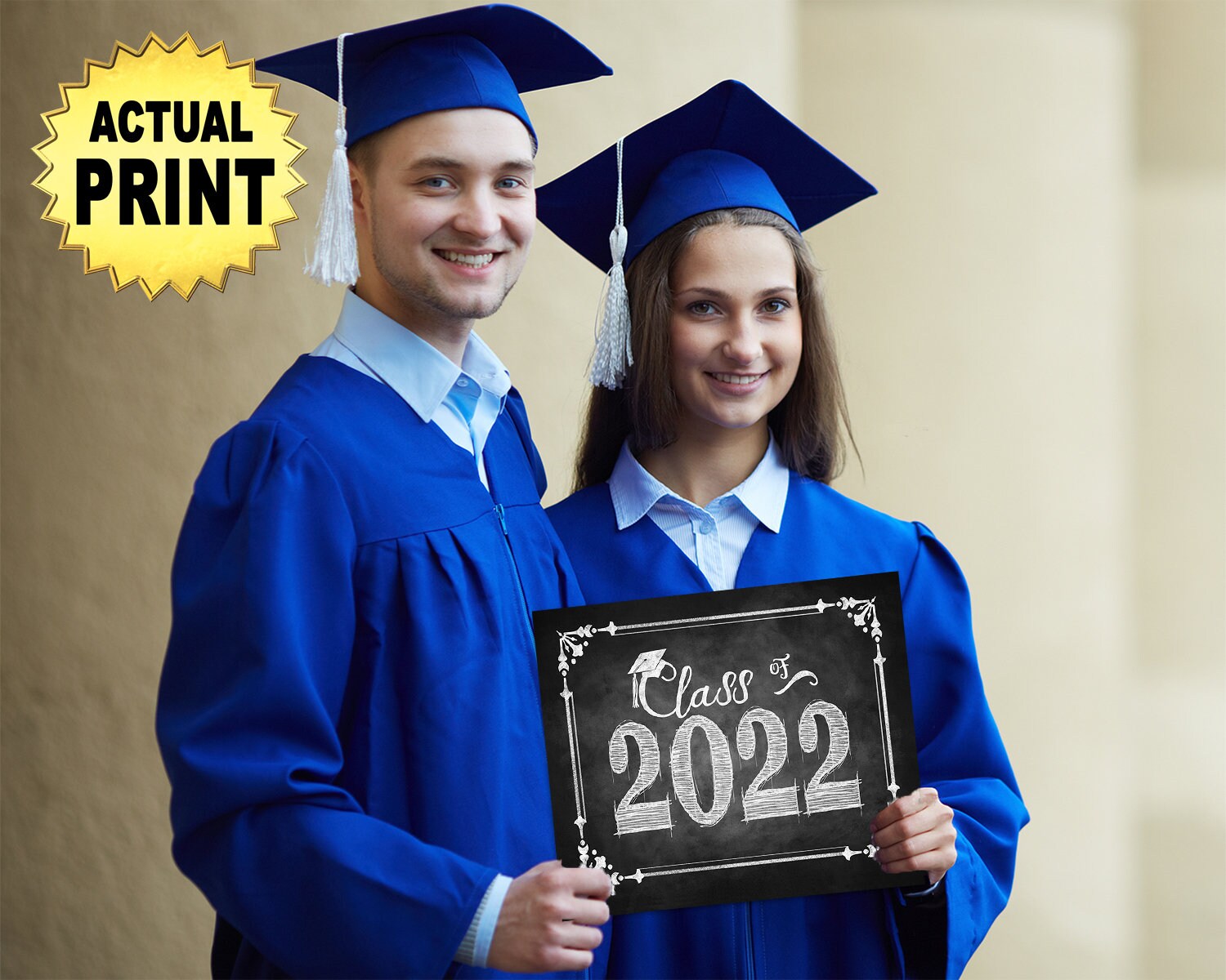 Class of 2022 Graduation sign PRINTED chalkboard graduation Etsy
