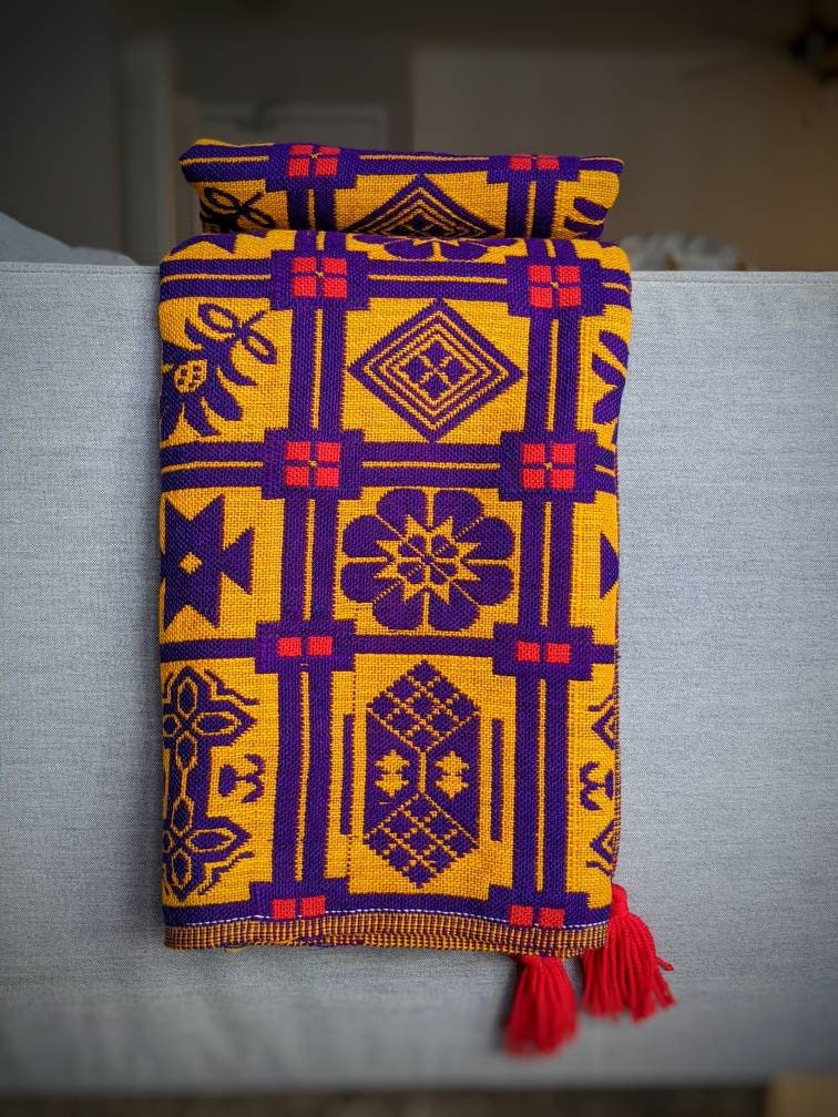 Hand Woven Blanket Throw, House Decor Living Room, Boho Throws and