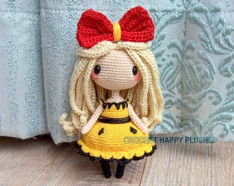 Crochet Pattern Miyu - chibi amigurumi in English