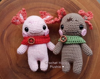 Bastian the Axolotl - Crochet Amigurumi Pattern