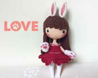 Crochet Pattern Valentinesday Easter Sam - English Pattern