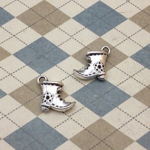 20pcs antique silver boot charms pendants 14mmx15mm