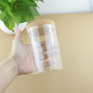 Mini Glass Bottles 1000ml 100x150mm Storage Glass Bottles With Cork Stopper Crafts Jars Mini Transparent Empty Glass Bottles Gift