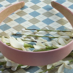 VENDITA--6 pz fasce di raso rosa - 30mm Wide