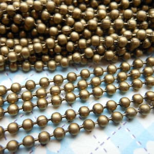 SALE--50 pcs 27inch, 2.0 mm Antique Bronze Ball Chain Necklaces