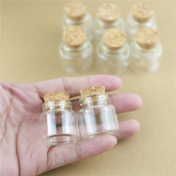 Mini Glass Bottles 10ml 3030mm Storage Glass Bottles With Etsy