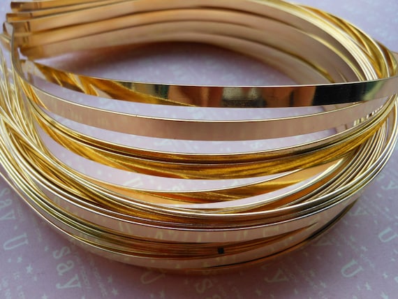 Wholesale --5mm--G1225 -50 Metal Headbands silver color with bent end,DIY Accessory