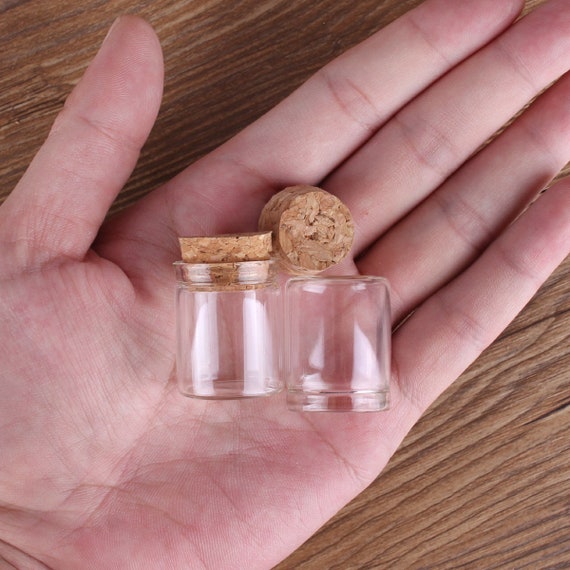 ミニガラスボトル 8ml 24*30 mm トランペットガラスボトル 小さな瓶 