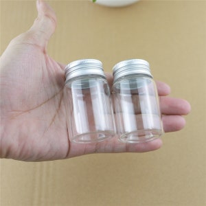 Mini garrafas de vidro 37*60mm 40ml, tubo de ensaio de garrafas de vidro com tampa de rosca prateada, frascos de vidro de armazenamento, mini recipientes, garrafas transparentes