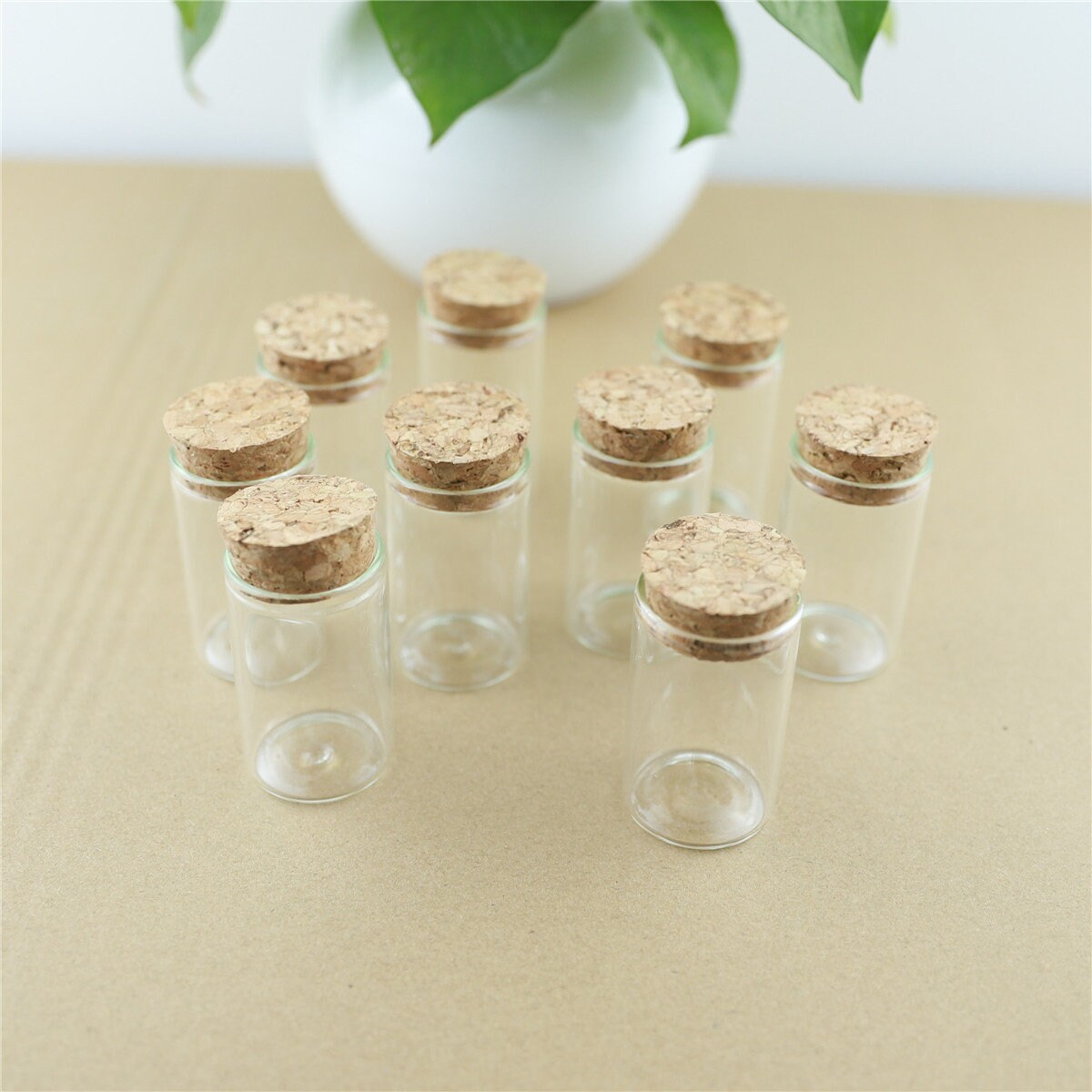 Nbeads Zahn Aufbewahrung Set - 3 Glasflaschen Mit Fairy Taschen