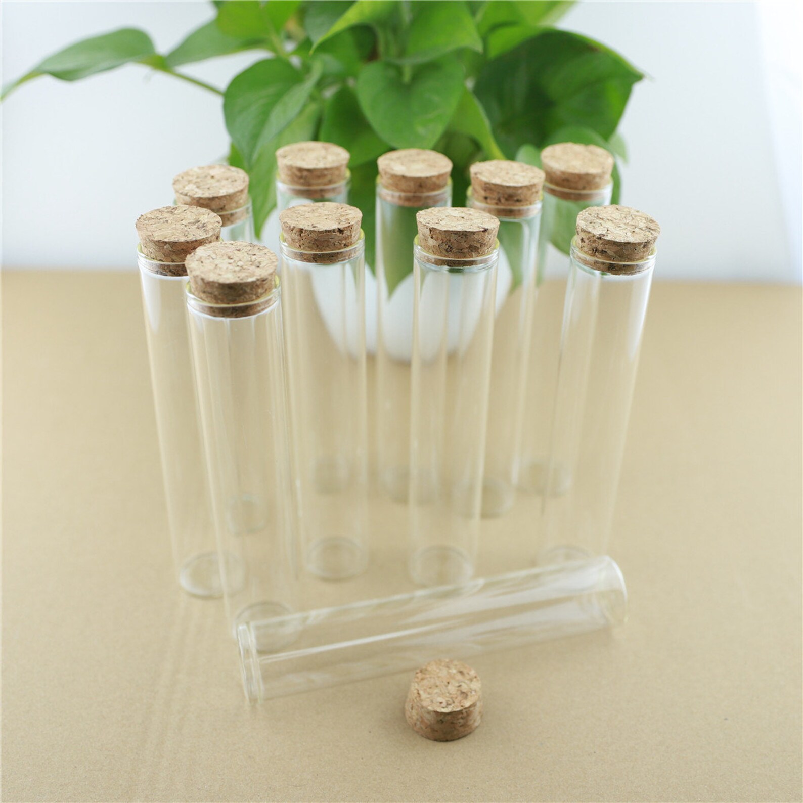 Mini Glass Bottles 80ml 30150mm Storage Glass Bottles With Etsy