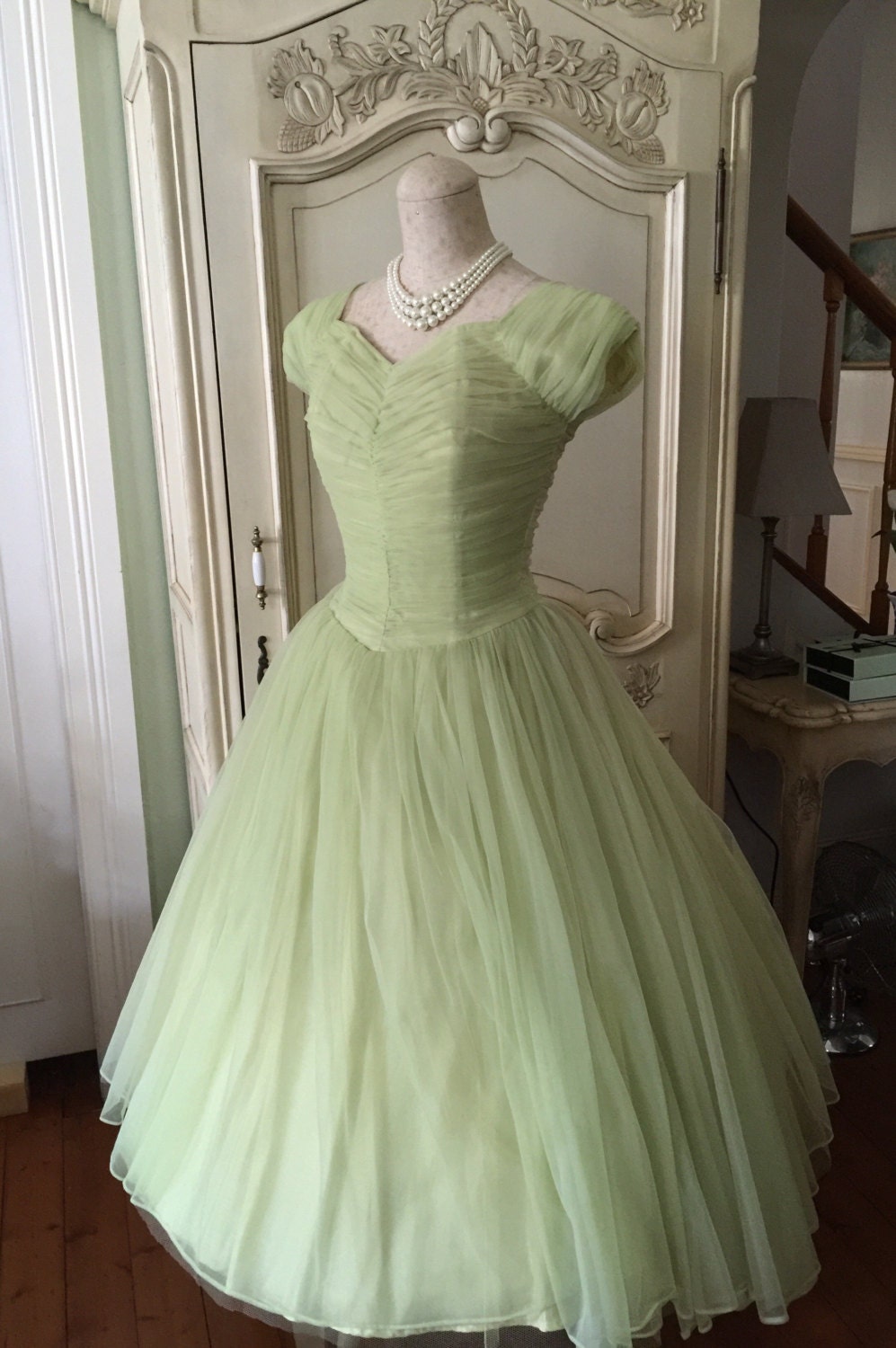 des ann?�es 1950 robe vintage des ann?�es 1950 robe de mari?�e | Etsy