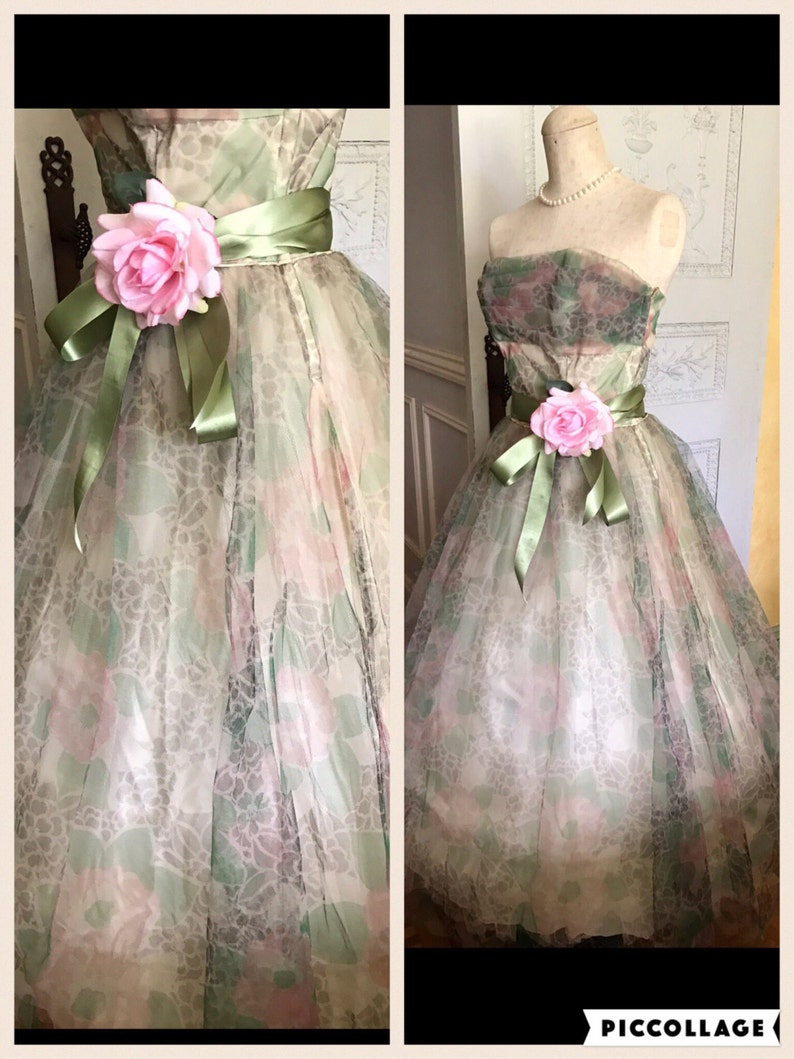 Teal 50s Wedding Dress