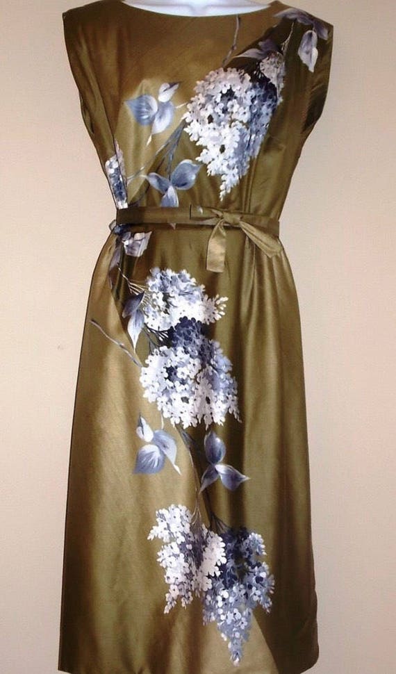 1950s Vintage Dress Scuderi Wiggle cocktail dress