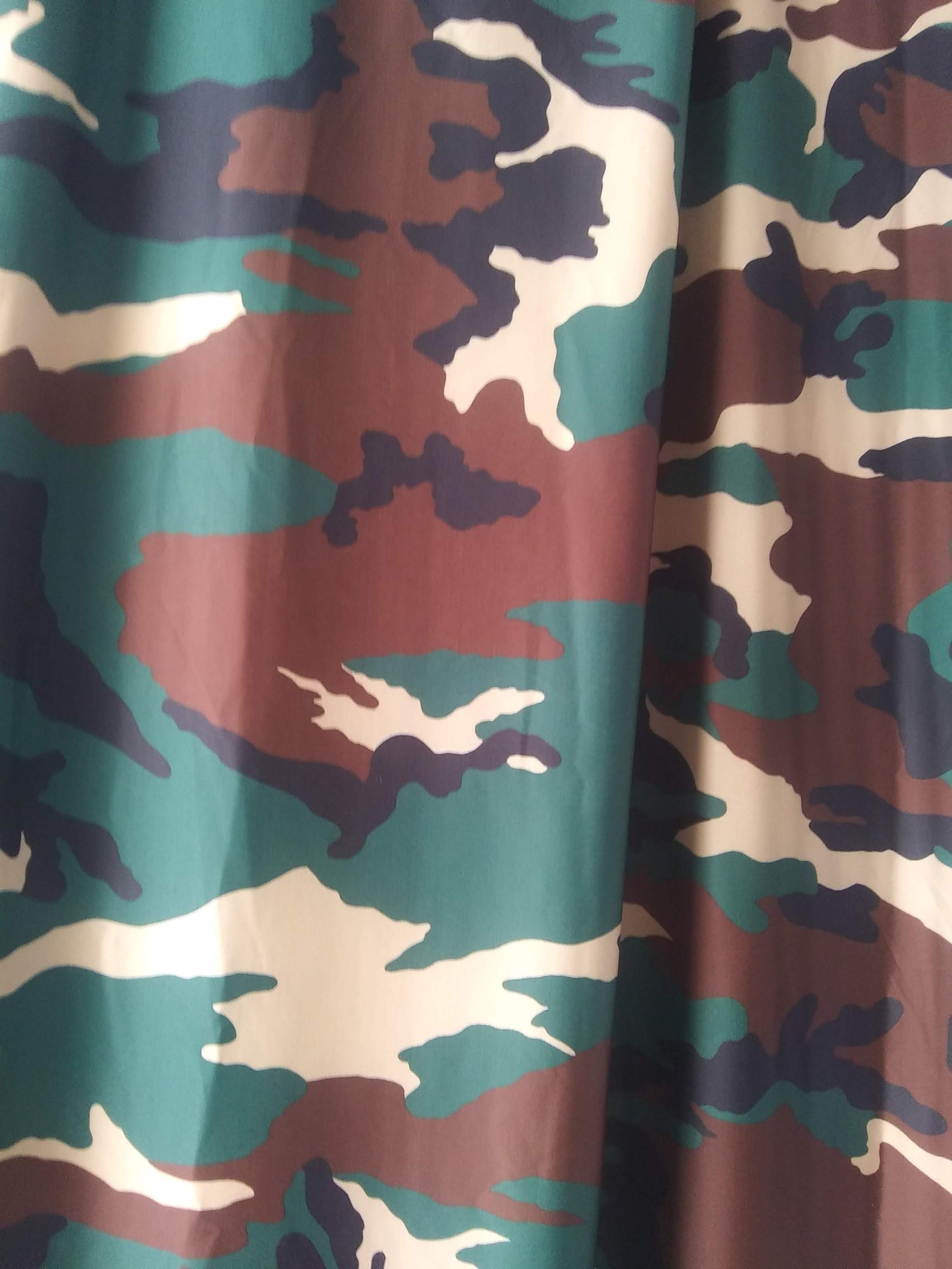 Camouflage Nylon Spandex Fabric by-the-yard– Peridot Clothing