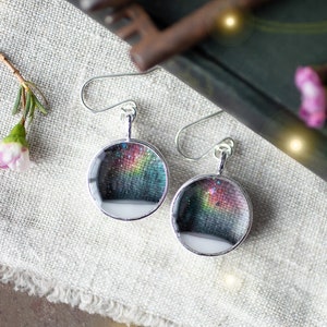 Northern Lights Earrings / Aurora Borealis / Woodland / Nature Jewelry / Aurora Jewellery / Northern Lights / Gifts for Her / Whimsical