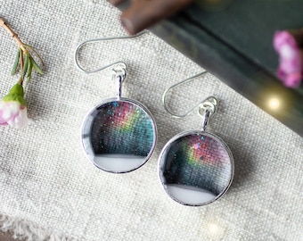 Northern Lights Earrings / Aurora Borealis / Woodland / Nature Jewelry / Aurora Jewellery / Northern Lights / Gifts for Her / Whimsical