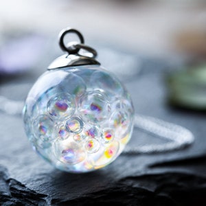 Bubble Necklace / Bubble Jewelry / Faerie Jewellery / Birthday Gift / Gifts for Wife / Resin Necklace / Resin Jewellery / Whimsical Jewelry
