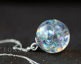 Bubble Necklace / Bubble Jewelry / Faerie Jewellery / Birthday Gift / Gifts for Wife / Resin Necklace / Resin Jewellery / Whimsical Jewelry