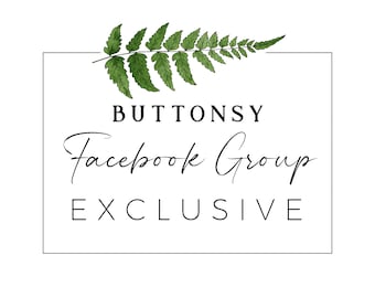 Buttonsy Facebook Group Exclusive - Bubbles