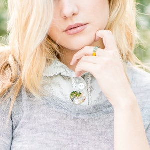 Real Flower Necklace / Four Seasons Set / Spring Summer Autumn Winter ...