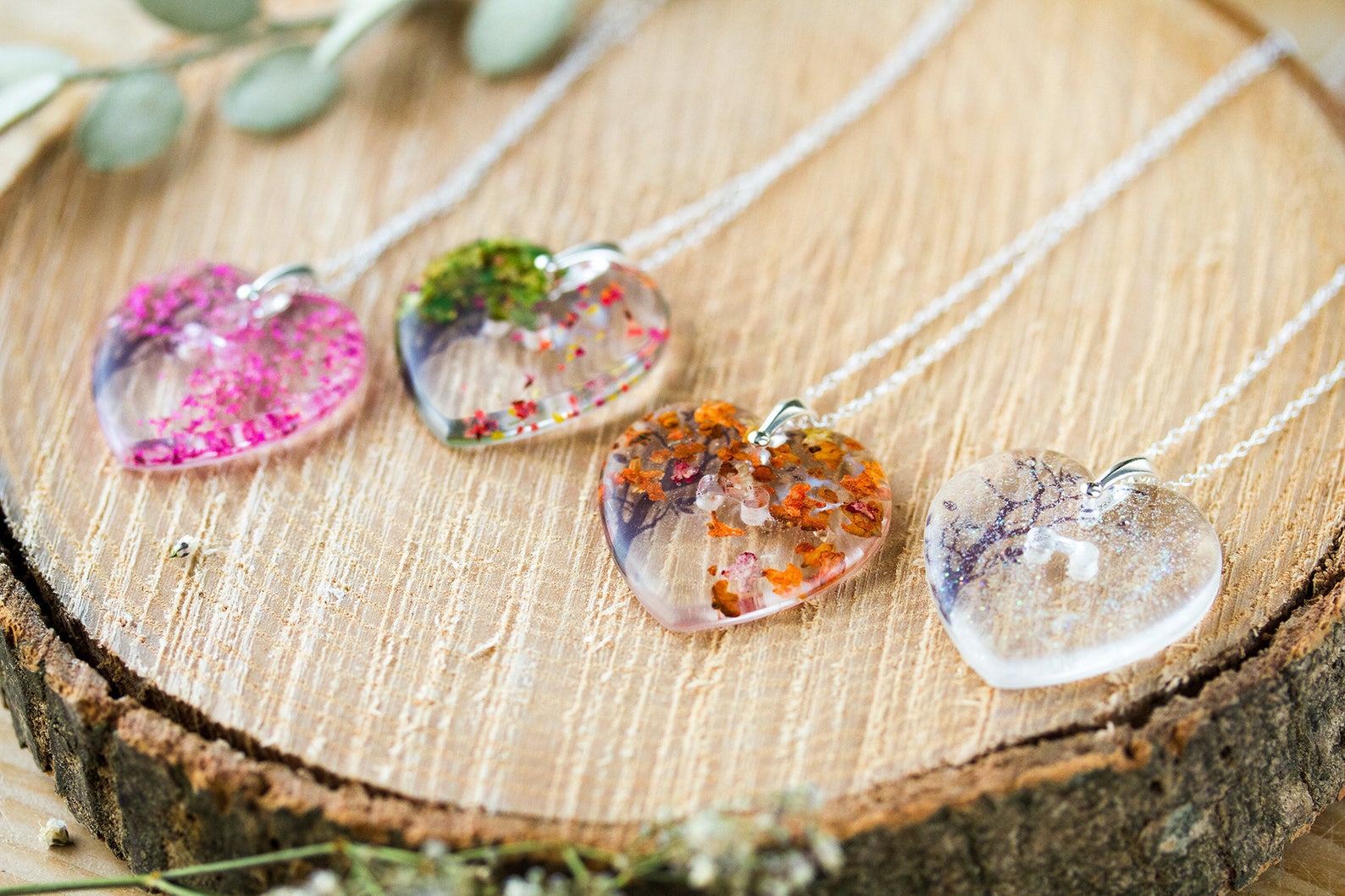 Autumn Ring Fall Leaves Ring Four Seasons Botanical Etsy