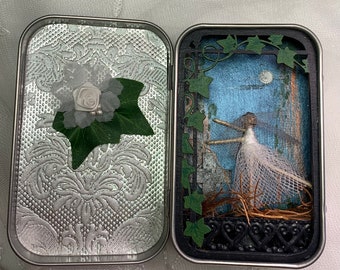 Giselle decorated tin. Ready to Ship. Stocking Stuffer. Ballet Gifts.