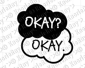 The fault in our stars Vinyl Car Laptop Window Wall Decal | Multiple patterns