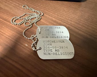 Wayward Son Dog Tags