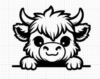 Highland Cows Vinyl decal windows, cars, laptops, mugs, cups & walls | Multiple patterns