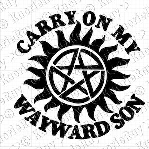 Supernatural Vinyl Car Laptop Window Wall Decal | Multiple patterns