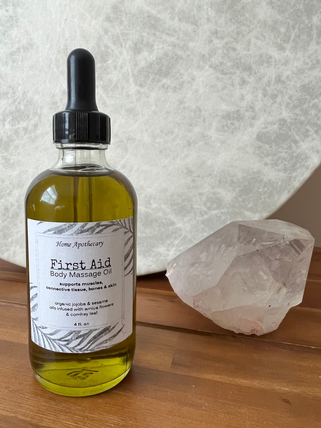 First Aid Body Oil Repair Blend Herbal Infused Organic Vegan Arnica ...