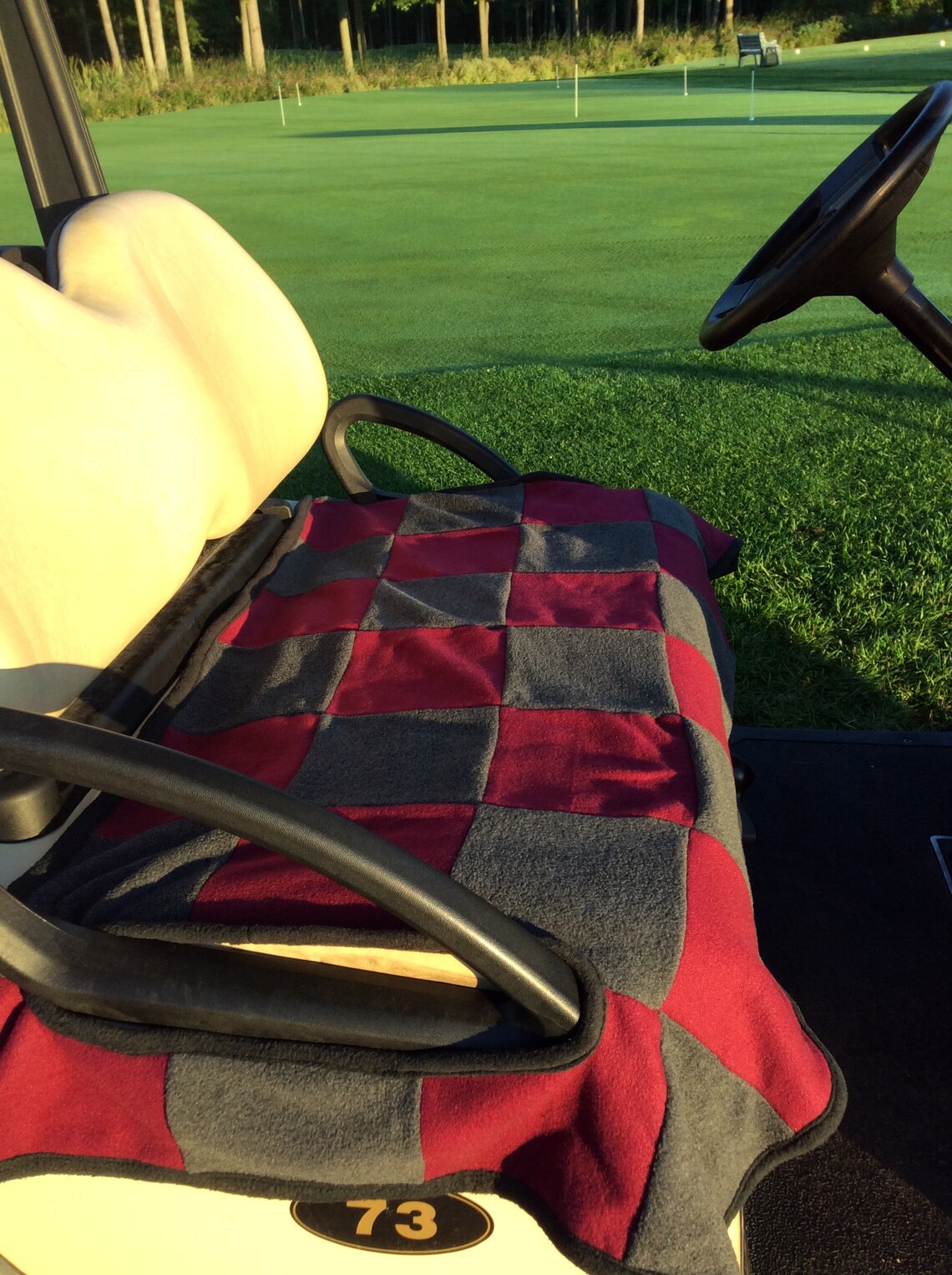 Golf Cart Seat Blanket Cover Reversible to Etsy