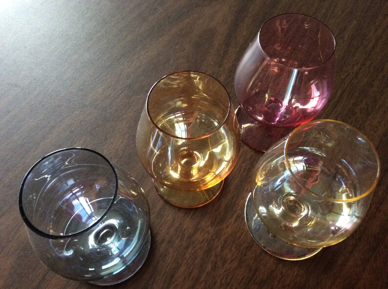 Miniature Brandy Snifter Glasses Entertaining Barware Drink Etsy