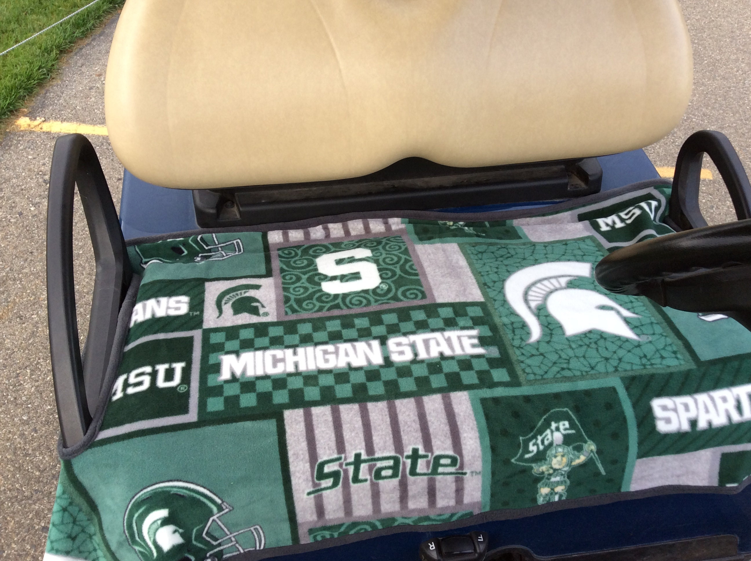 Michigan State Golf Cart Seat Blanket Reversible to Etsy