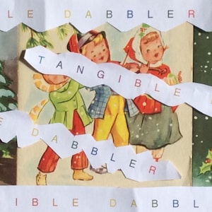 Vintage Christmas Carolers collectie drie afzonderlijke digitale beelden van Carolers digitale beeld kerstkaart papier ephemera scrapbook afbeelding