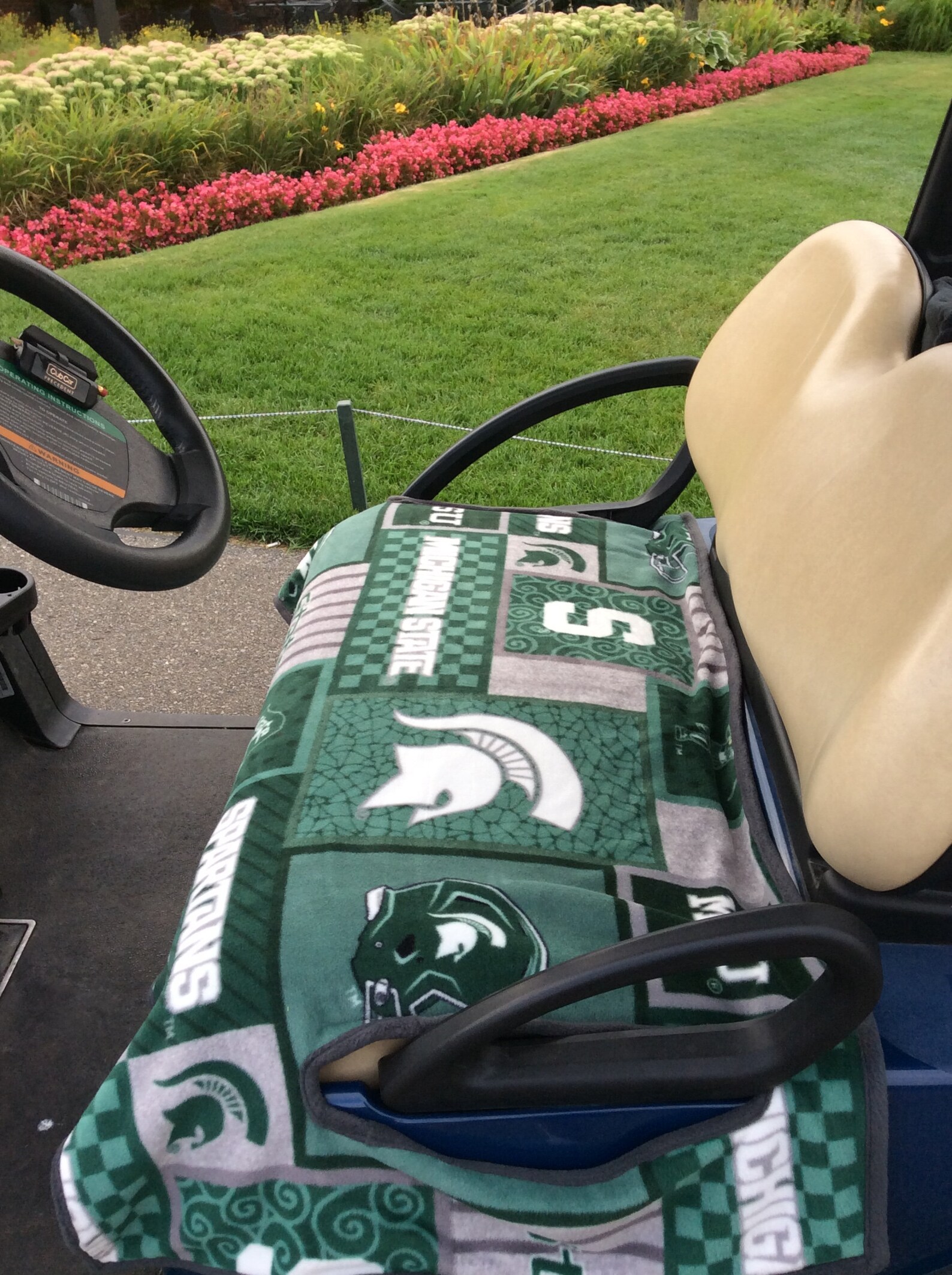 Michigan State Golf Cart Seat Blanket Reversible to Etsy