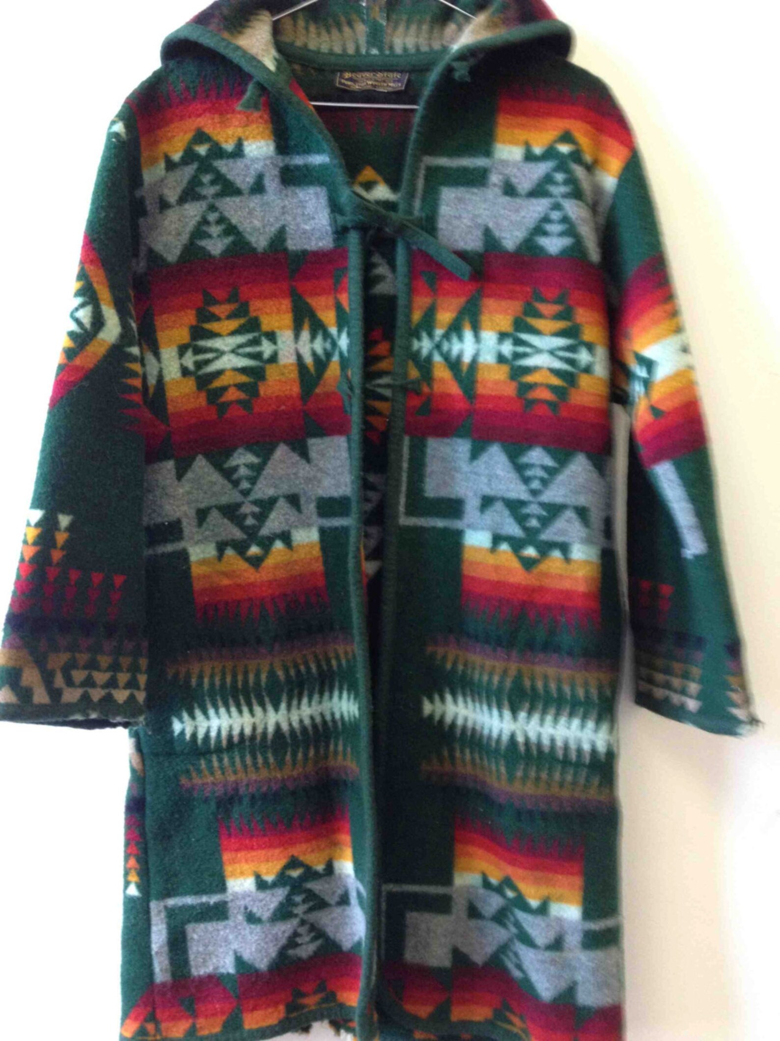 Pendleton Woolen Mills Beaver State Vintage Blanket Coat Etsy