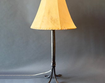 Collared Sheave Lamp | Hand Forged
