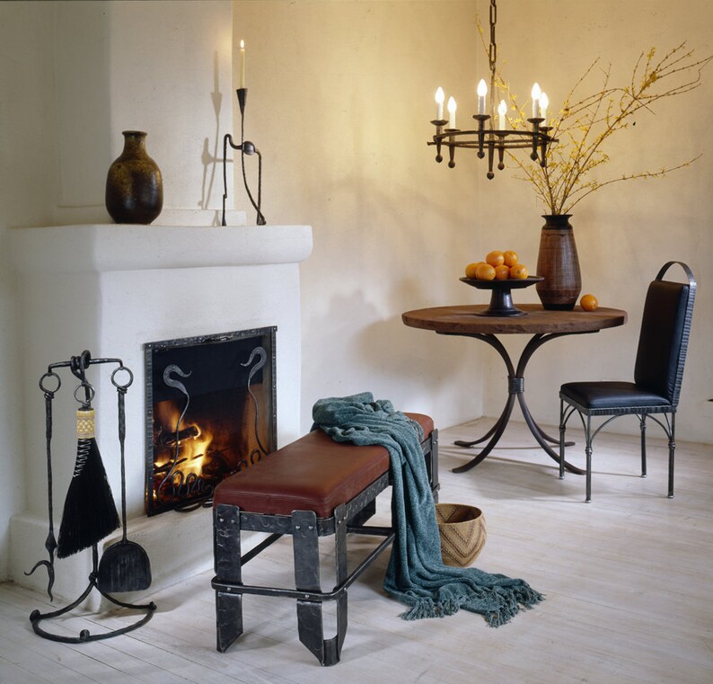 3 Tool Fireplace Set Hand Recycled Steel Etsy