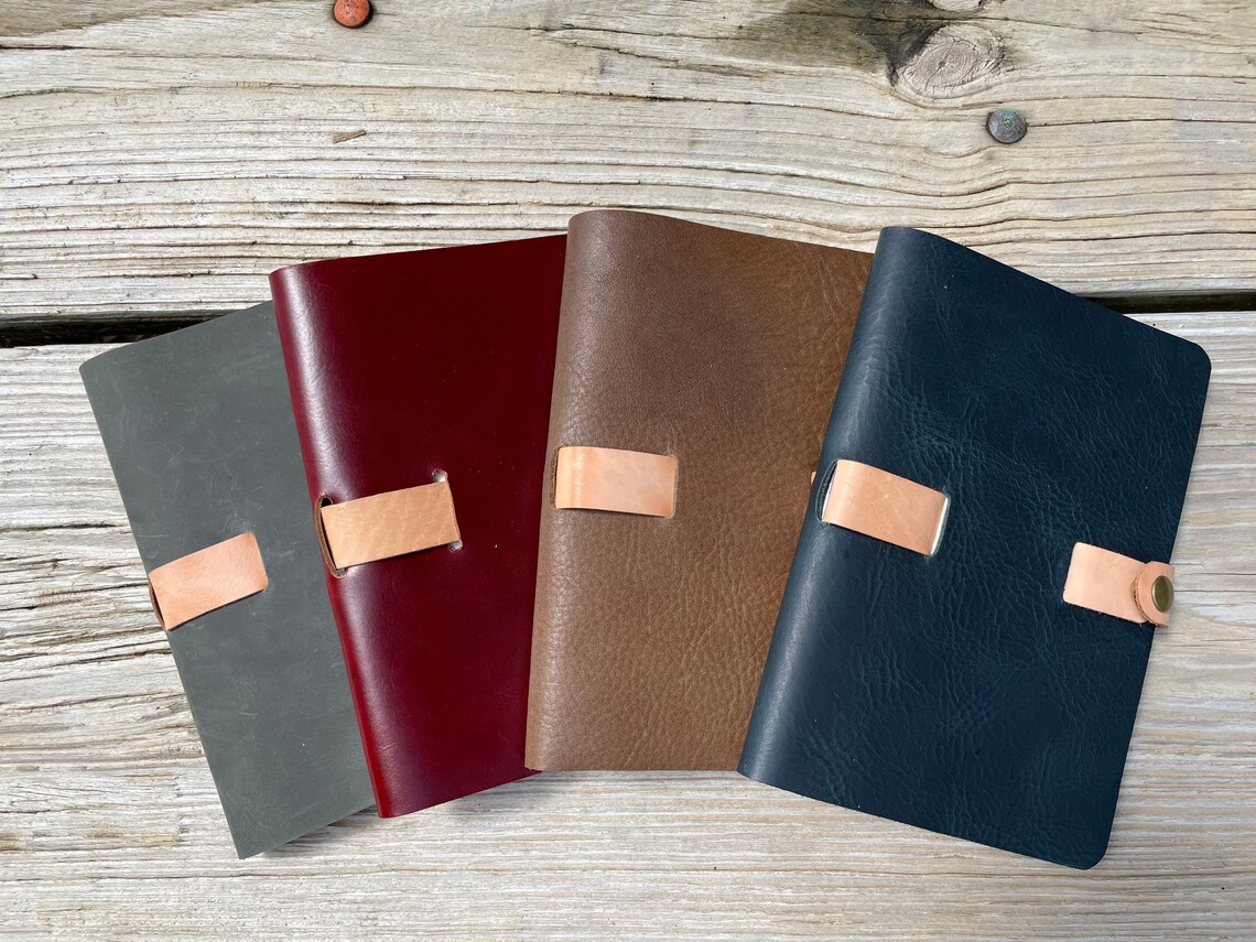 Leather Journal Refillable/Lined Pages Etsy