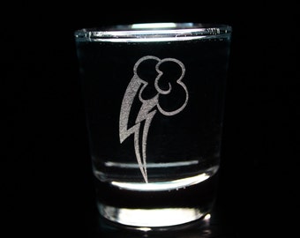 Rainbow Dash Cutie Mark - Shot Glass