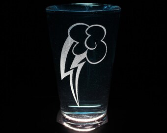 Rainbow Dash Cutie Mark - Pint Glass